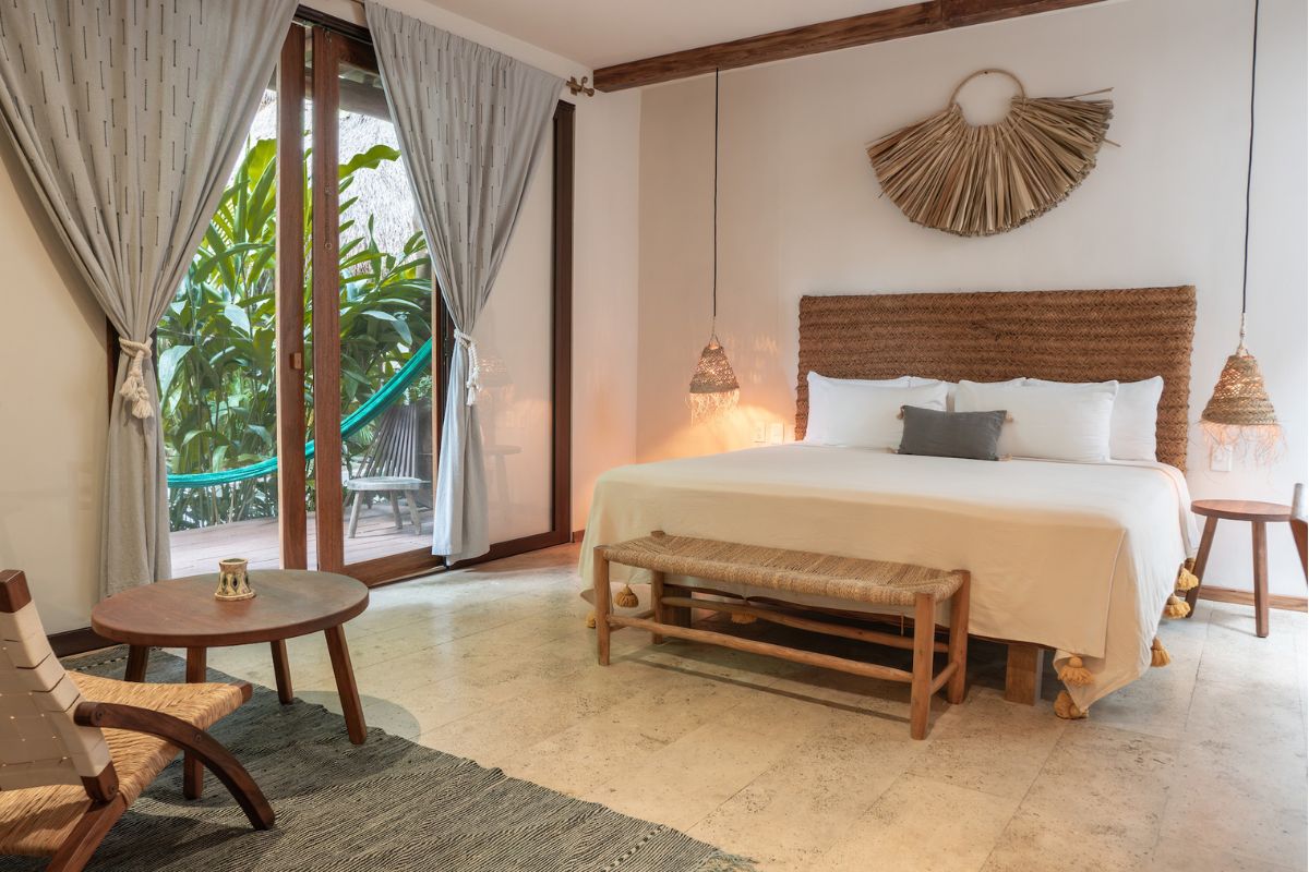 Habitación doble con terraza privada. Foto de sitio web Casa Hormiga.