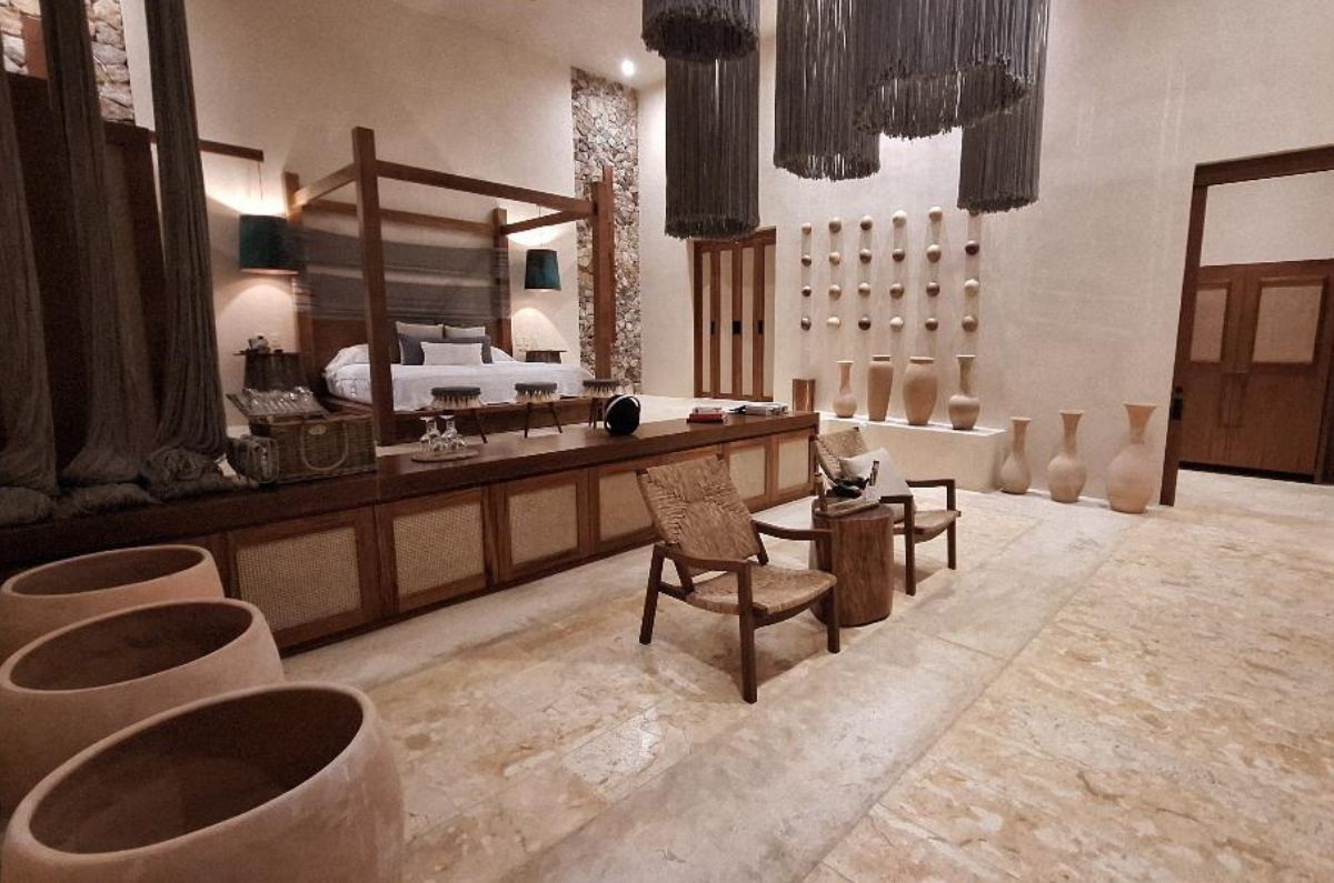 Interior de la villa Ciricote en Oriundo Luxury Nature Villas, foto de Miriam Carmo
