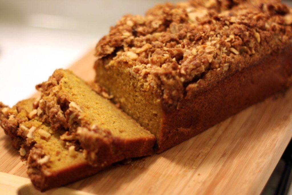 El panqué de calabaza es una receta popular de otoño.