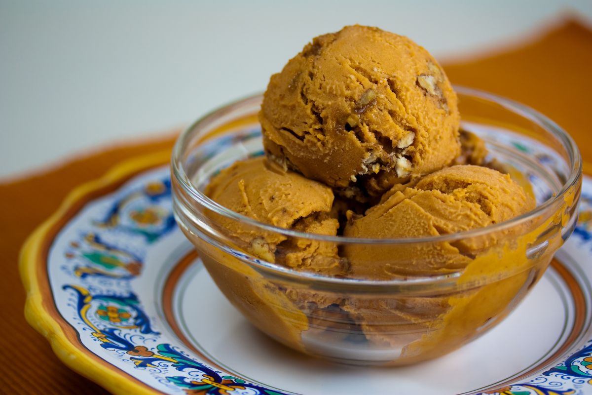 3. Helado de calabaza en tacha