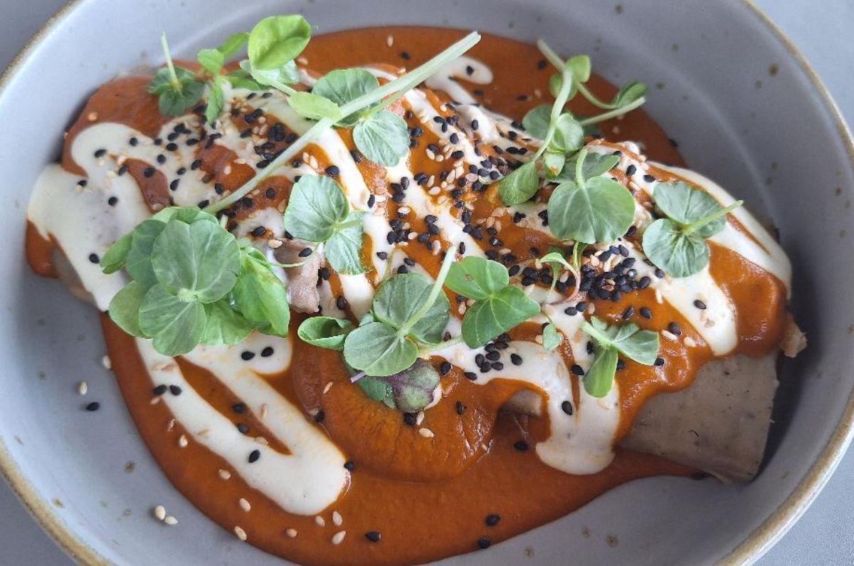 Tamal con mole, foto de Miriam Carmo