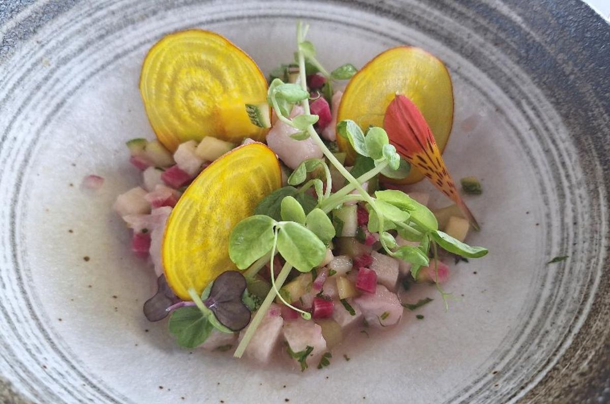 Ceviche de garbanzos, foto de Miriam Carmo