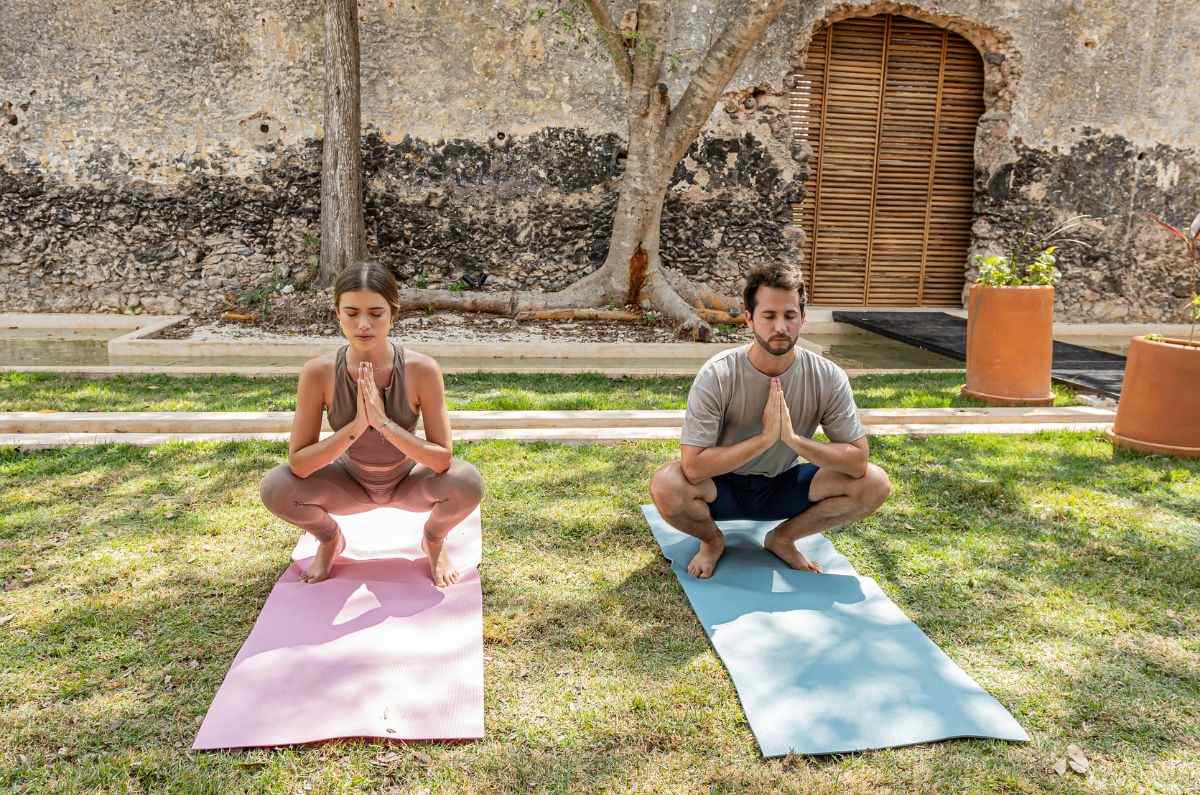 Clase de yoga, foto proporcionada por el hotel