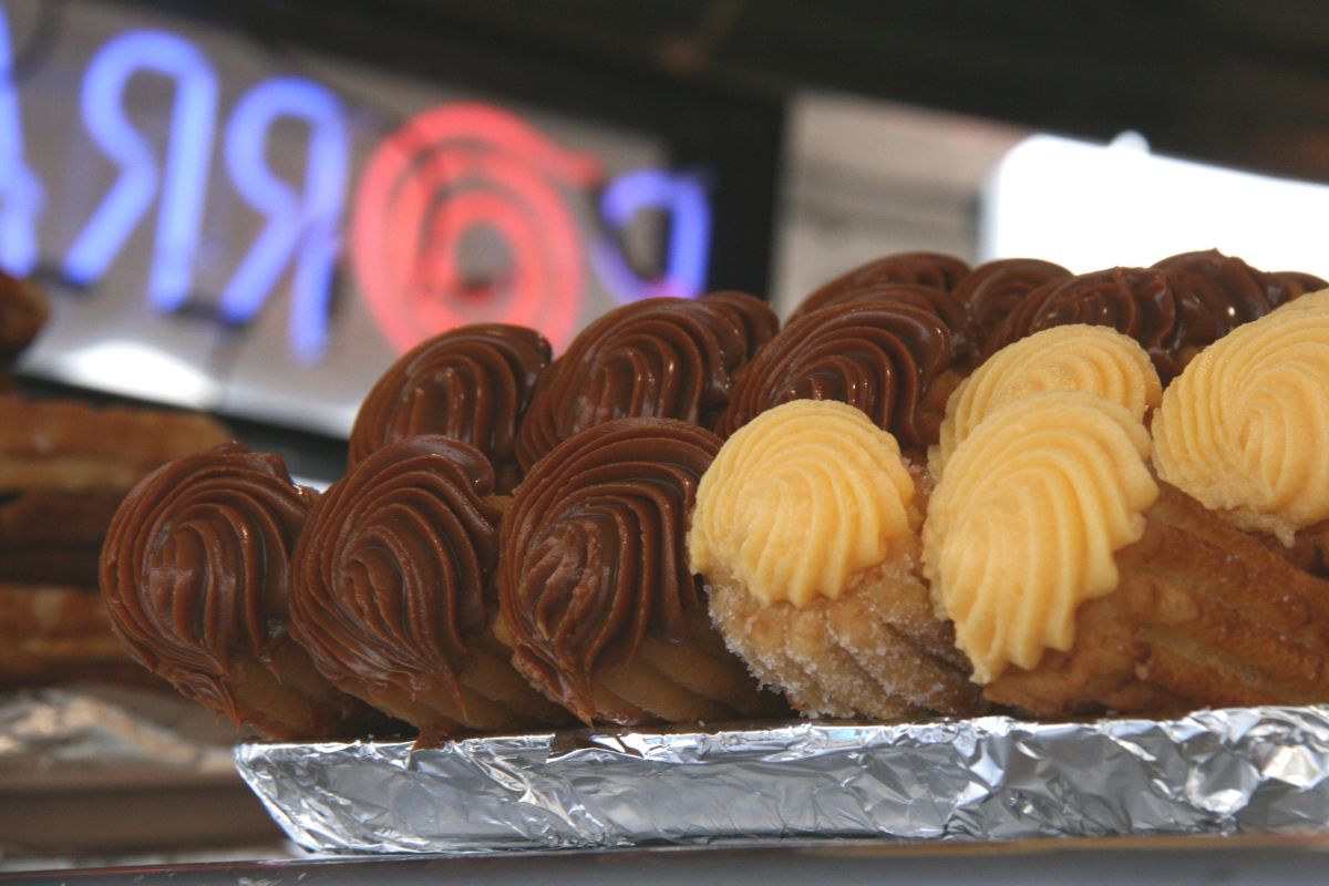 4. Churros rellenos