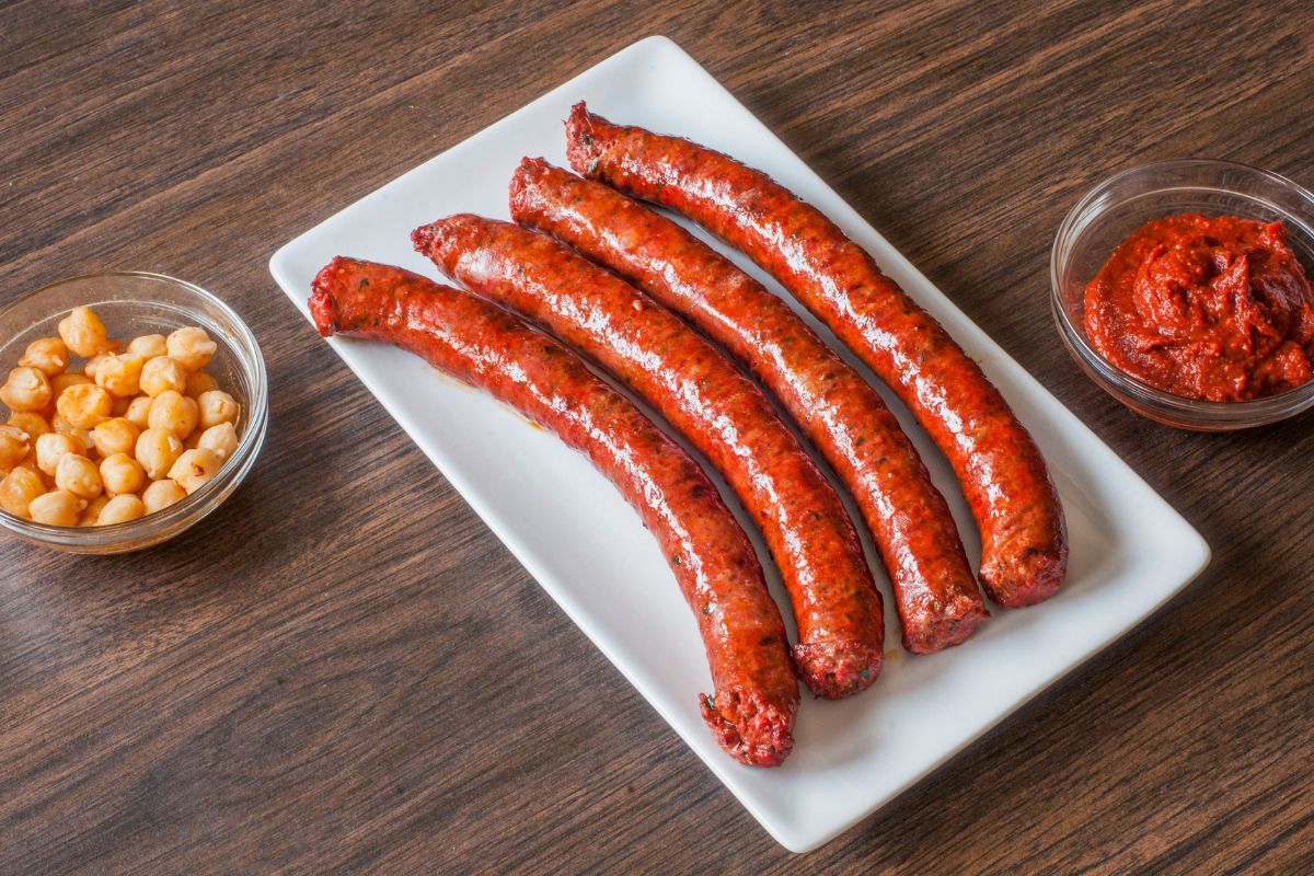 Chorizo español asado. Foto de Pexels.