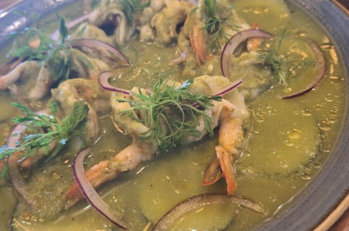 Aguachile verde de camarón, foto de Miriam Carmo