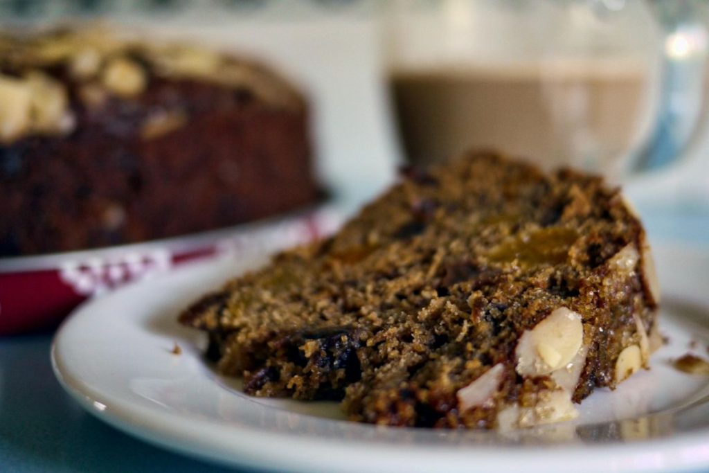 El fruitcake es otro postre europeo disponible únicamente a finales de año.