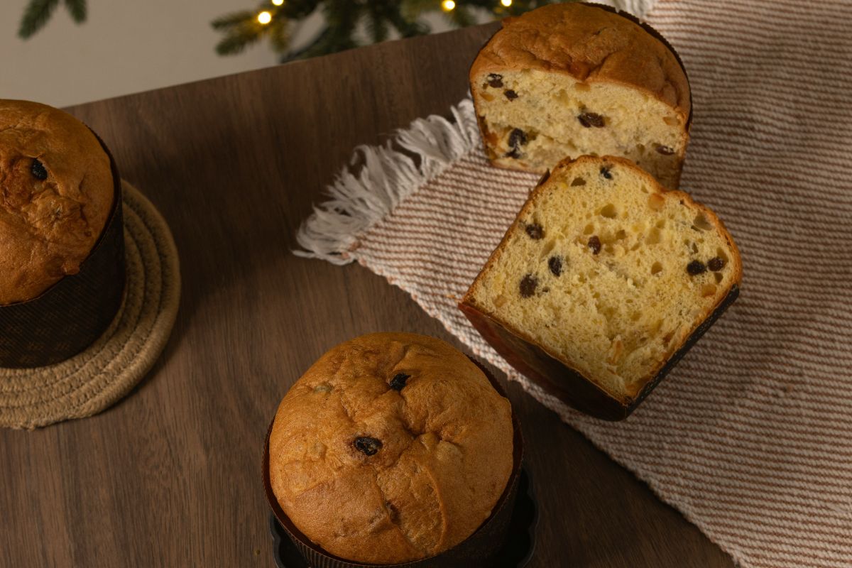 Pan italiano con fruta deshidratada. Foto de Pexels.