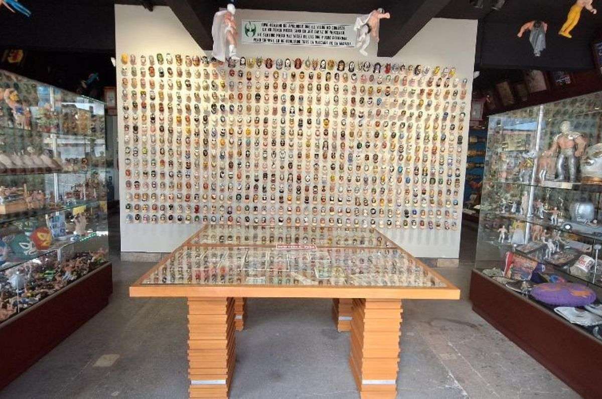 Museo de la Lucha Libre Mexicana en el centro histórico de Tijuana, foto de Miriam Carmo