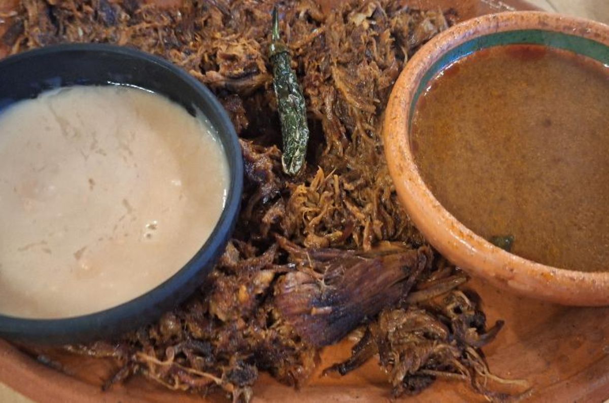 Borrego tatemado en La Cocina de Doña Esthela, foto de Miriam Carmo