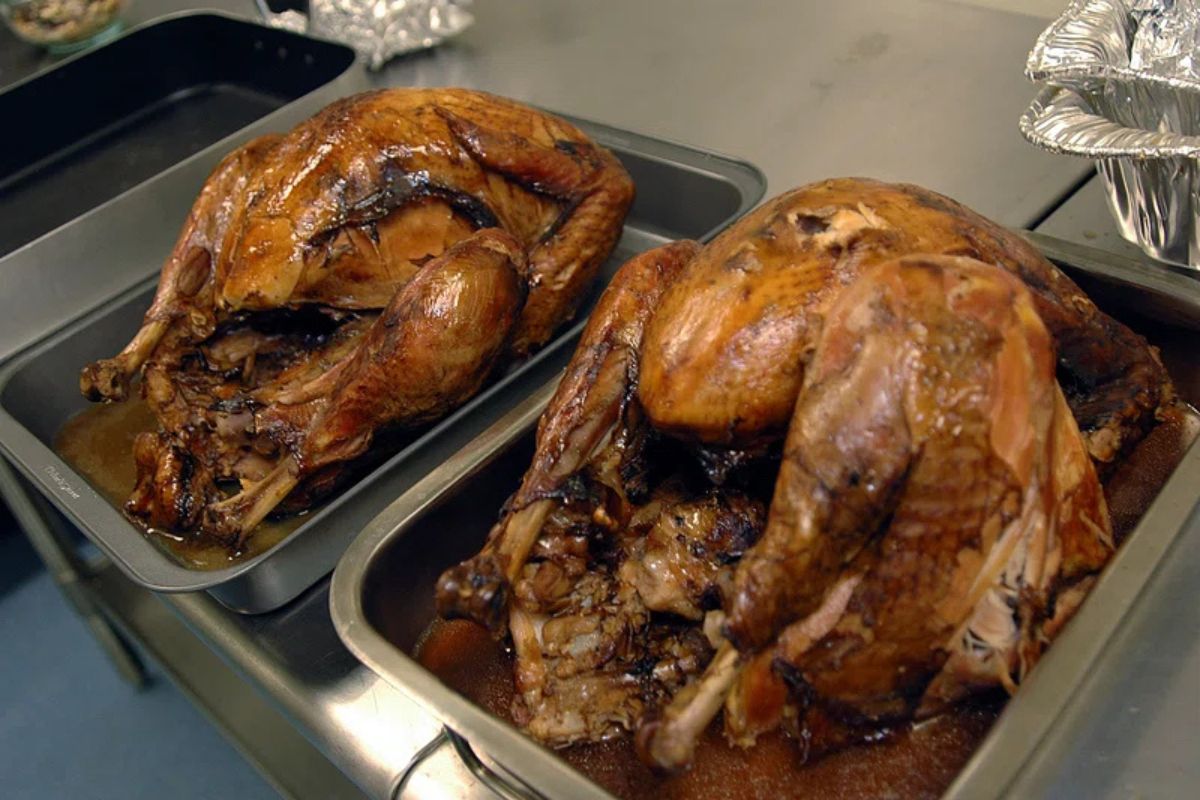 Pavo cocido en fritura profunda. Foto de Flickr.