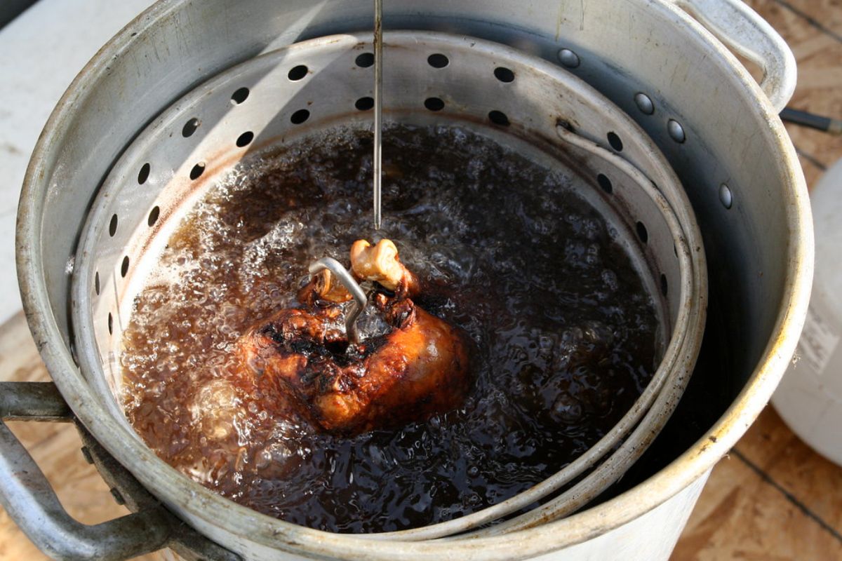 Pavo cocido en fritura profunda. Foto de Flickr.