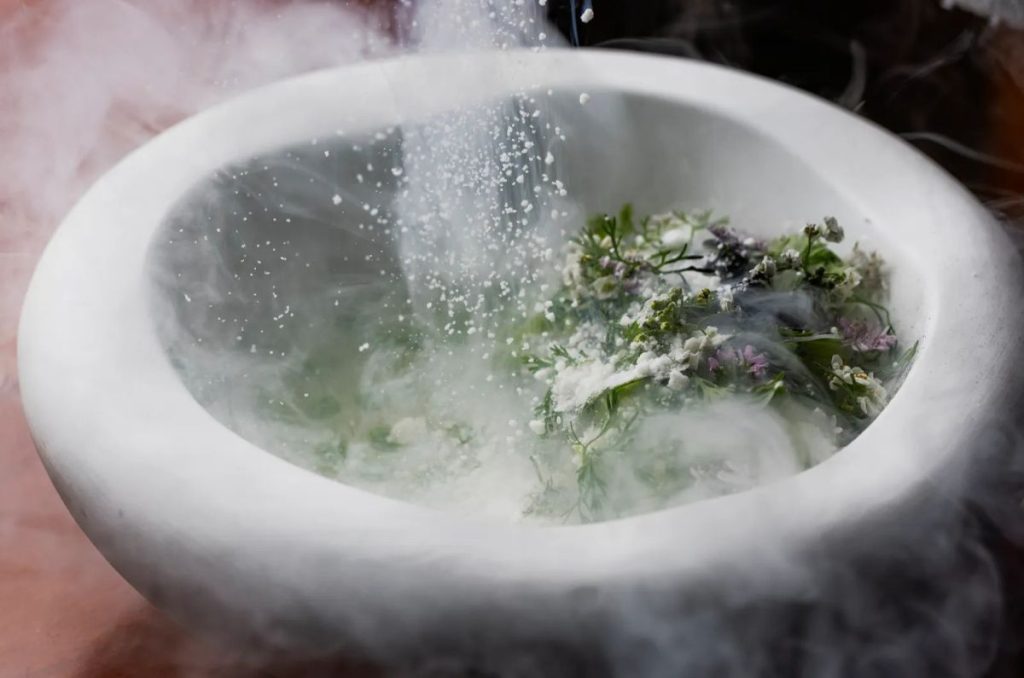 Platillo con matchja