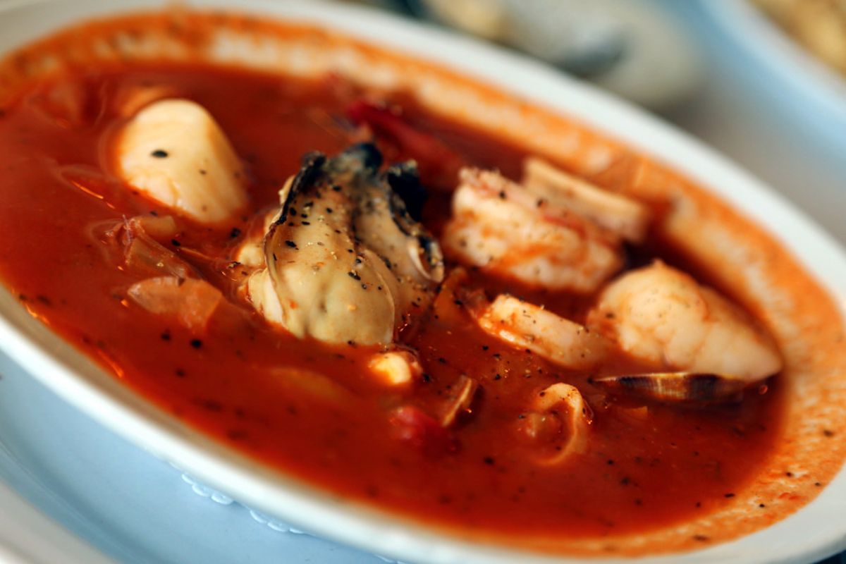 Guisado de mariscos. Foto de Flickr.