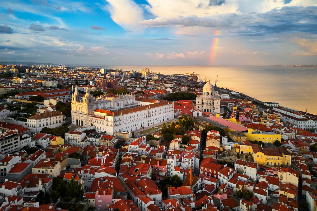 Vista panorámica de Lisboa. Foto de Pexels.