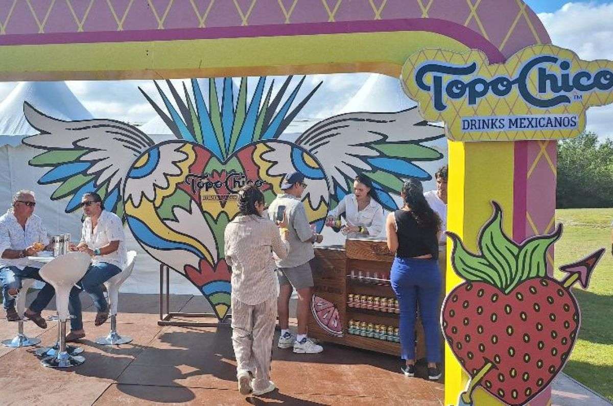 Una de las marcas patrocinadoras, foto de Miriam Carmo