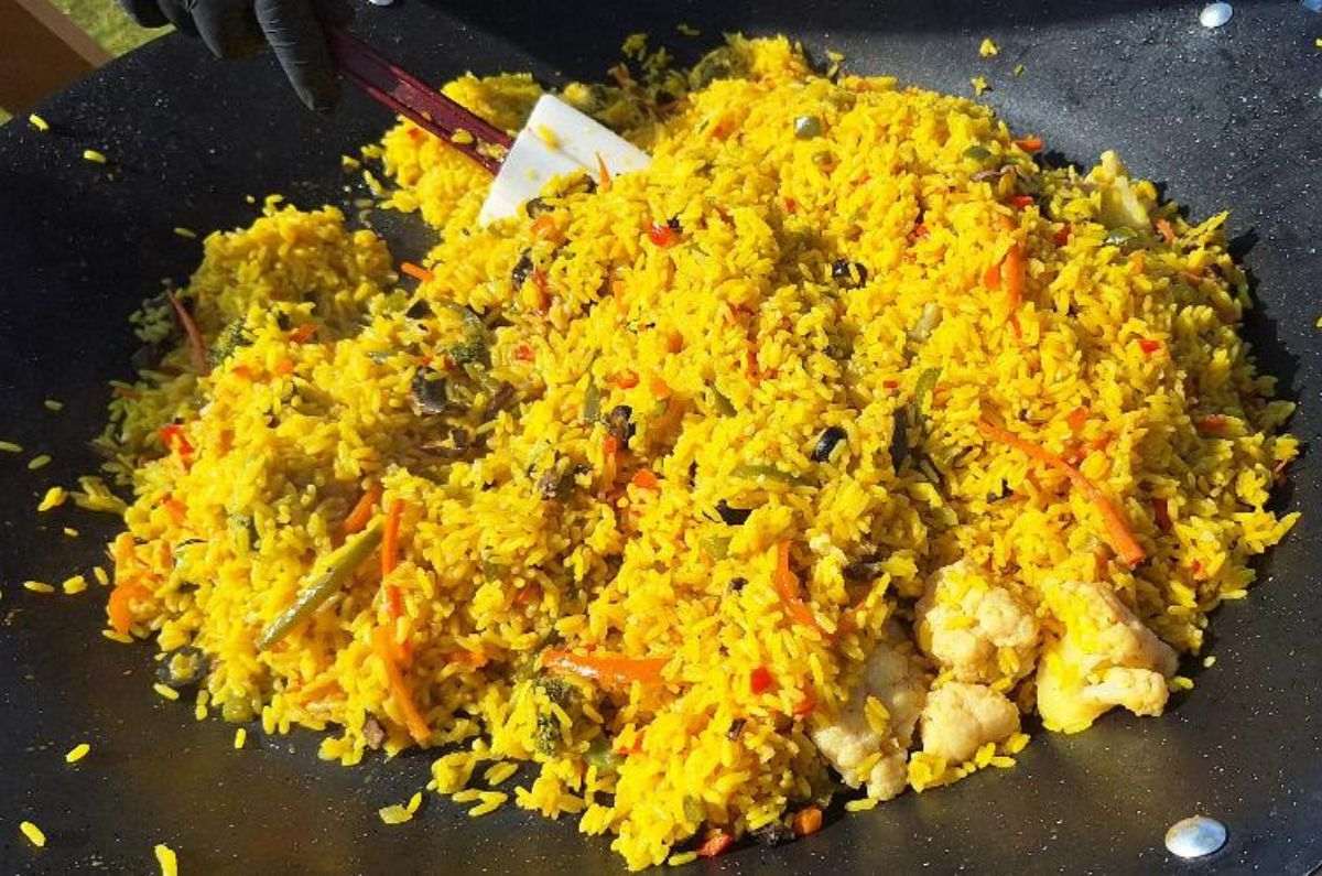 Paella en El Refugio, foto de Miriam Carmo