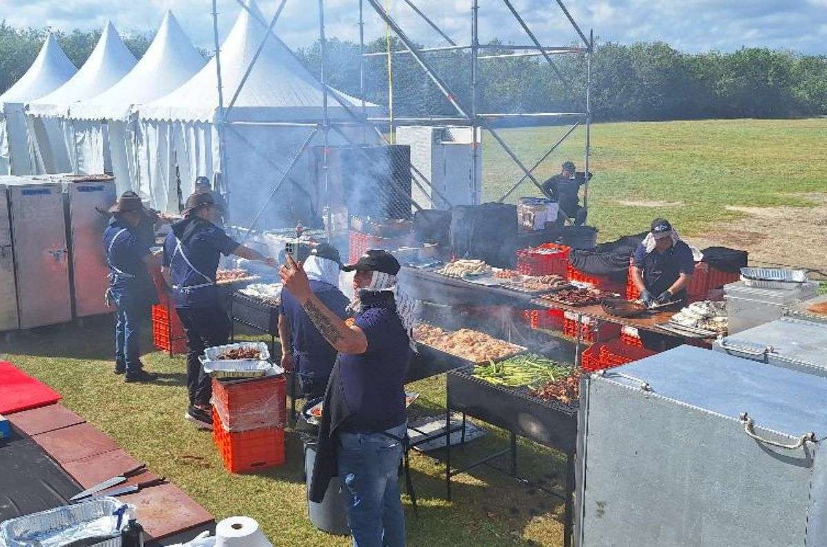 Área de parrillas en el Refugio, foto de Miriam Carmo
