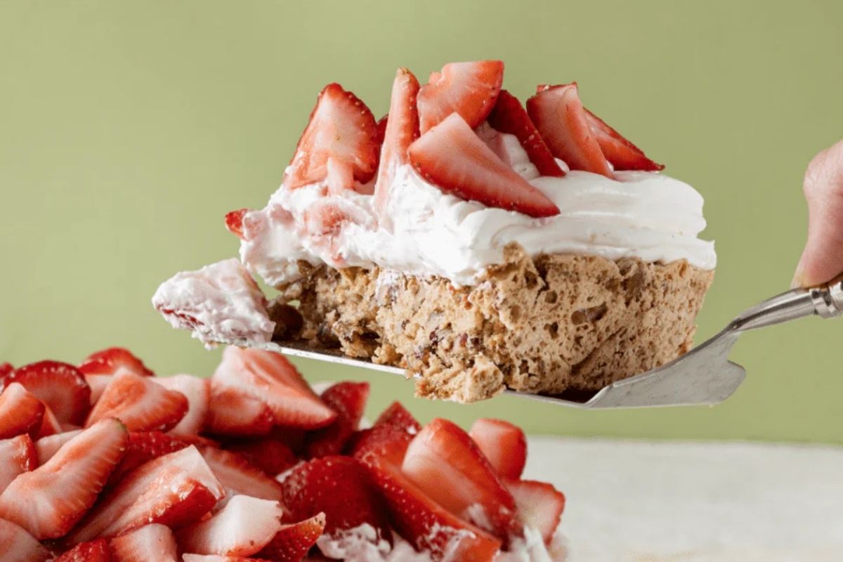 2. Mostachón de fresa en La Divinata