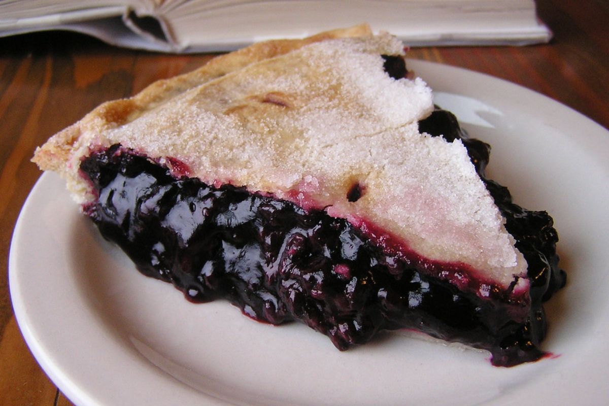 Rebanada de tarta horneada. Foto de Flickr.