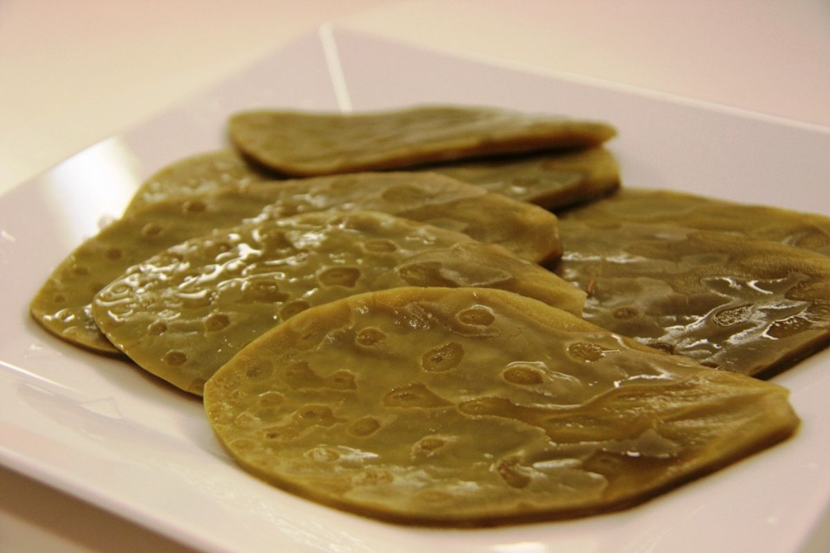Nopales cocidos. Foto de Flickr.