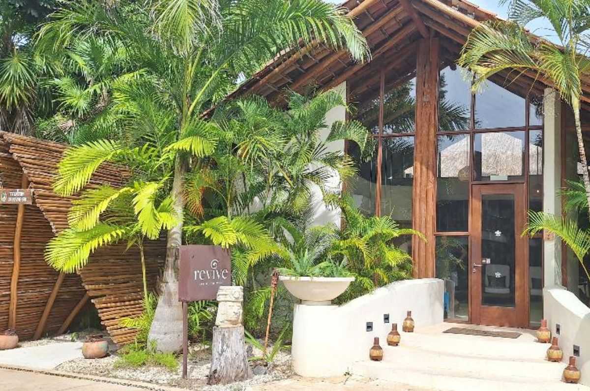 Entrada del spa del hotel, Miriam Carmo