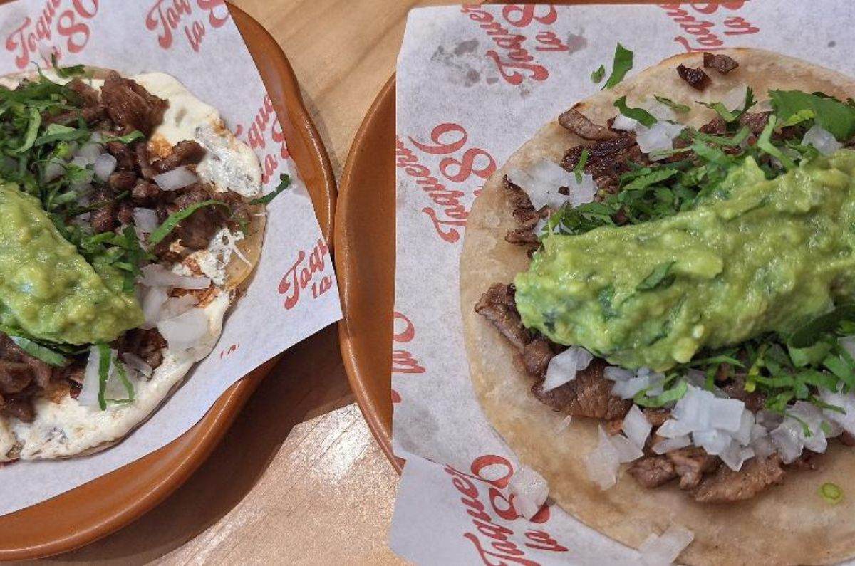 Taco de carne asada norteña con queso, foto de Miriam Carmo