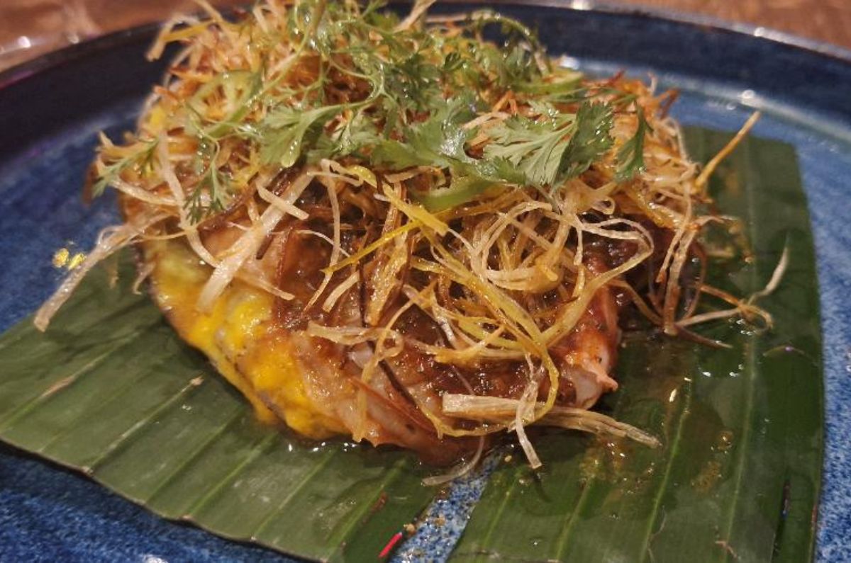Tostada de camarón, foto de Miriam Carmo