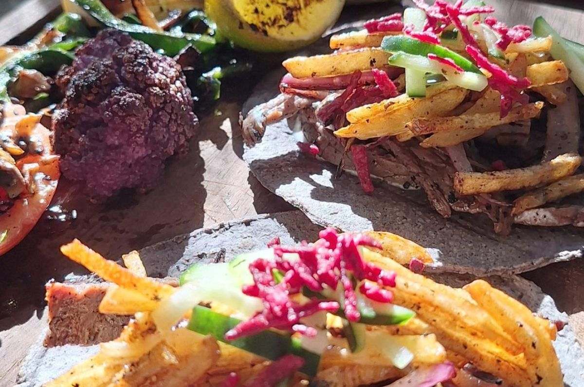 Tacos de cecina en Salvia, foto de Miriam Carmo