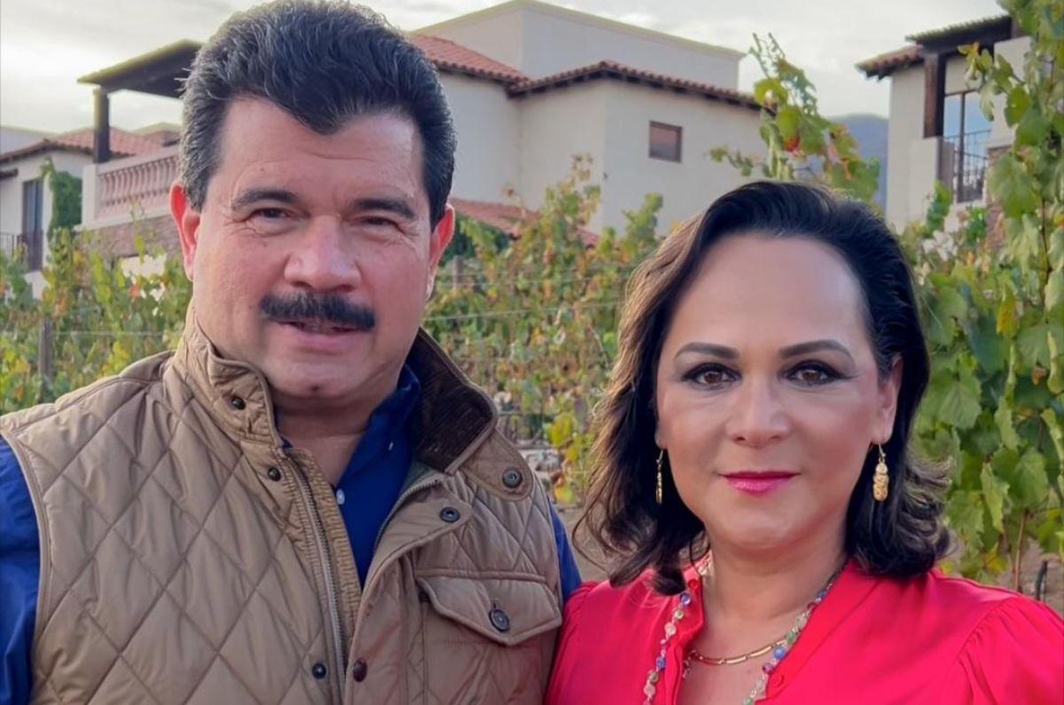 Gustavo Ortega y Georgina Estrada, foto tomada de sus redes sociales