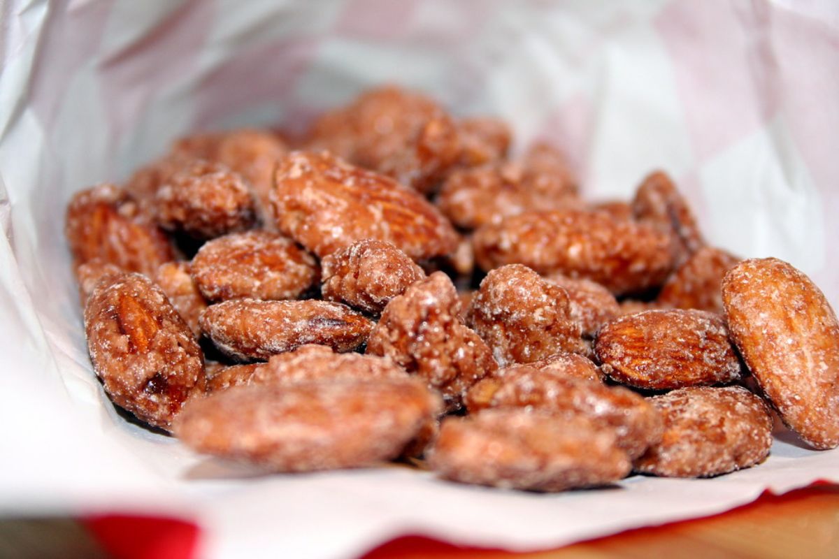 Nueces caramelizadas. Foto de Flickr.