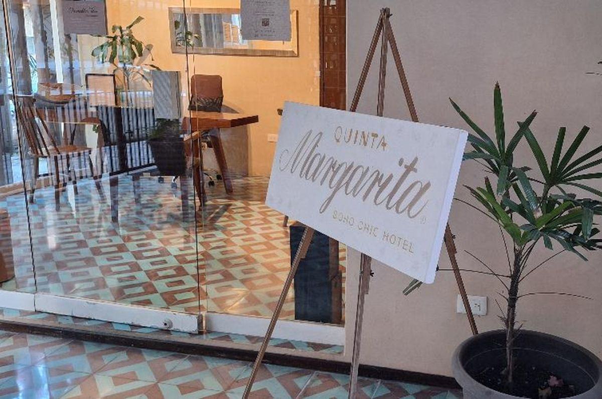 Lobby en Quinta Margarita Boho Chic Hotel, foto de Miriam Carmo