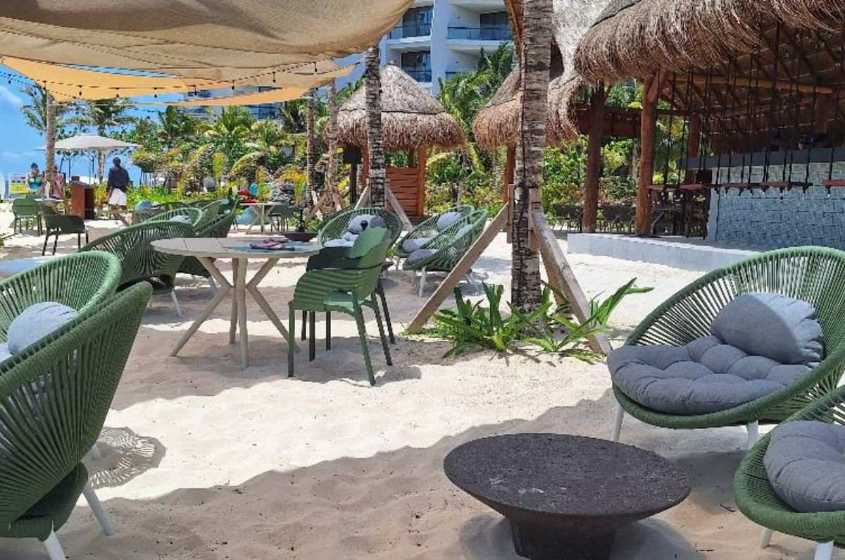 Decoración del club de playa AMAI, foto de Miriam Carmo