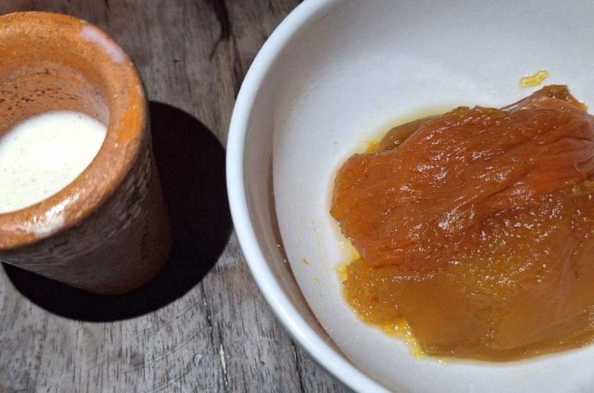 Dulce de calabaza (calabaza dulce con salsa de naranja y canela), foto de Miriam Carmo