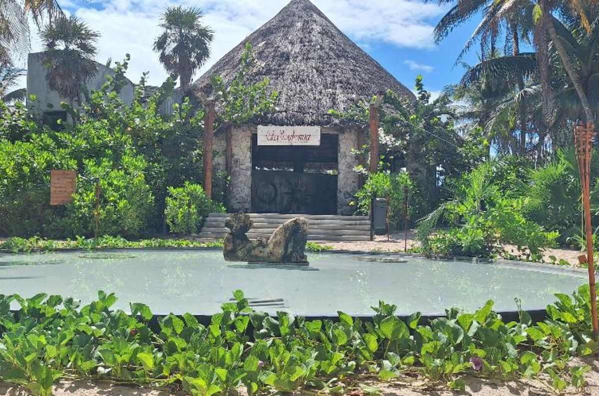 Entrada de la taqueria La Eufemia en el hotel Maya Tulum by G Hotels, foto de Miriam Carmo