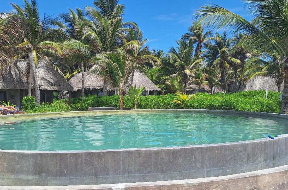 Alberca del hotel Maya Tulum by G Hotels, foto de Miriam Carmo