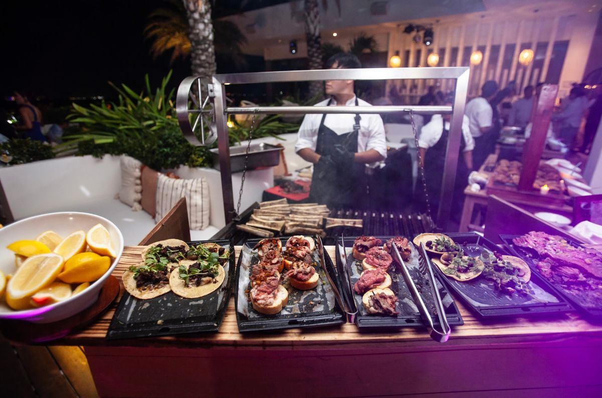 Estaciones gastronómicas de los restaurantes del hotel, foto proporcionada por el hotel
