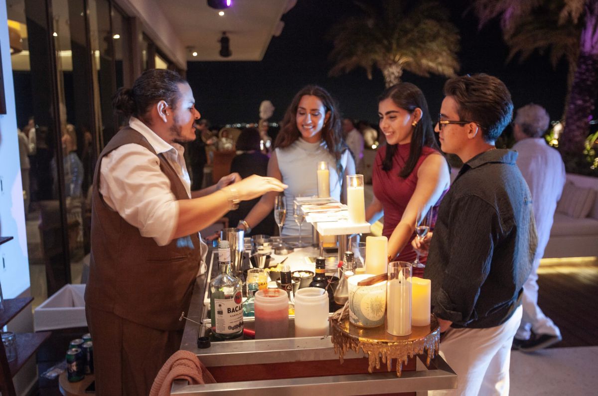 Estaciones de bebidas, foto proporcionada por el hotel
