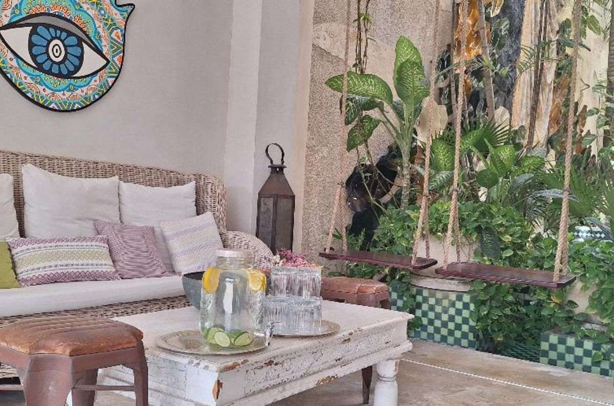 Lobby en Layla Tulum, foto de Miriam Carmo