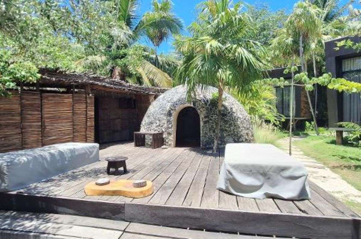 Temazcal en el spa del hotel, foto de Miriam Carmo