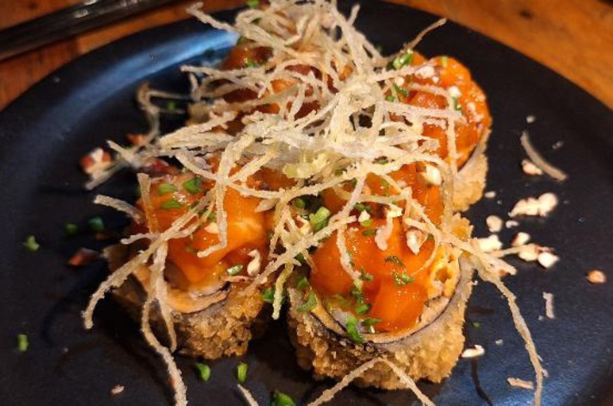 Maki de salmón Furai, foto de Miriam Carmo