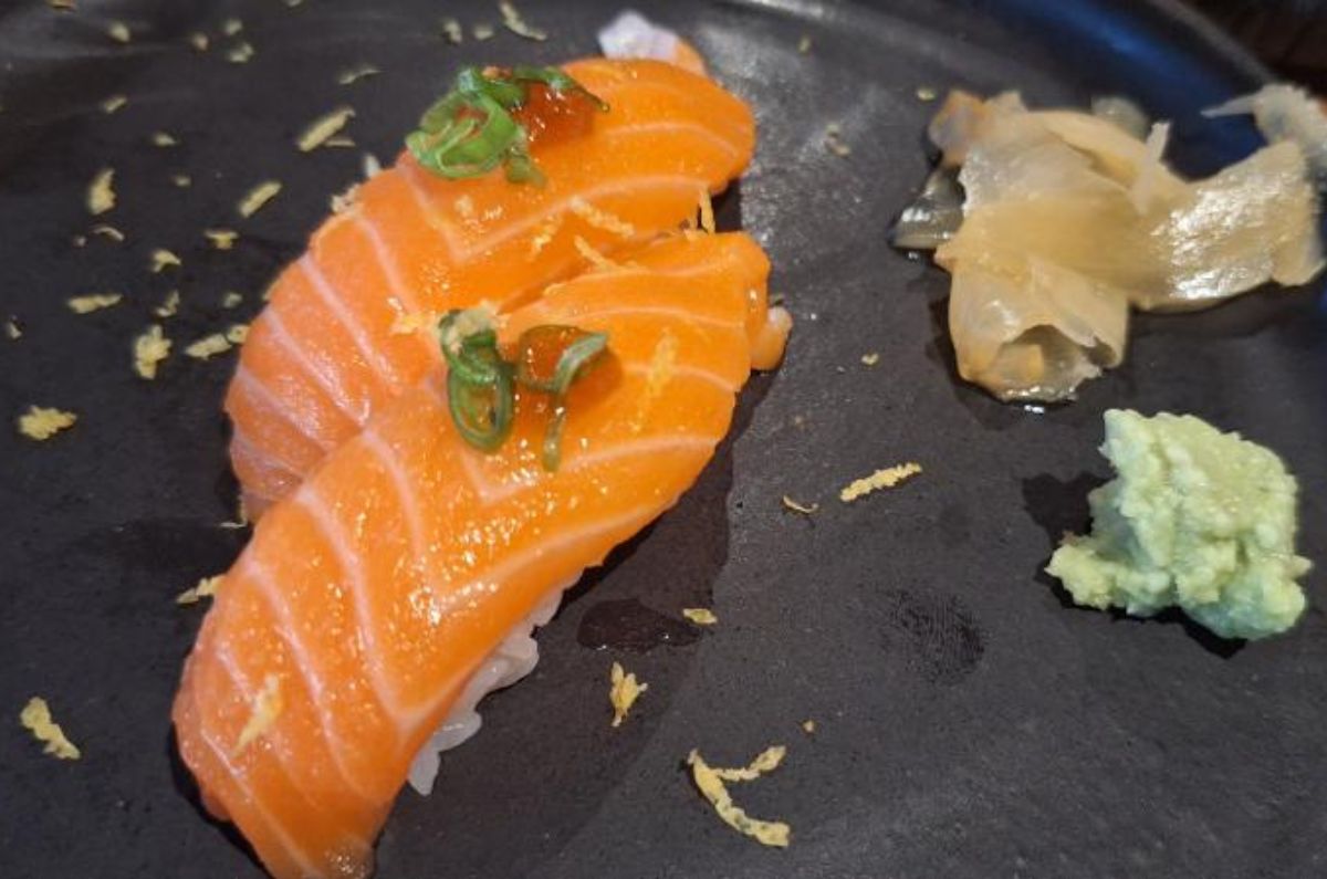 Nigiri de salmón nórdico, foto de Miriam Carmo